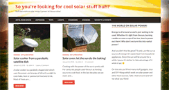 Desktop Screenshot of cool-solar-stuff.com